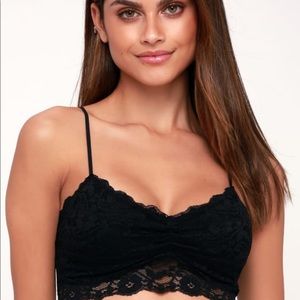 Black bralette